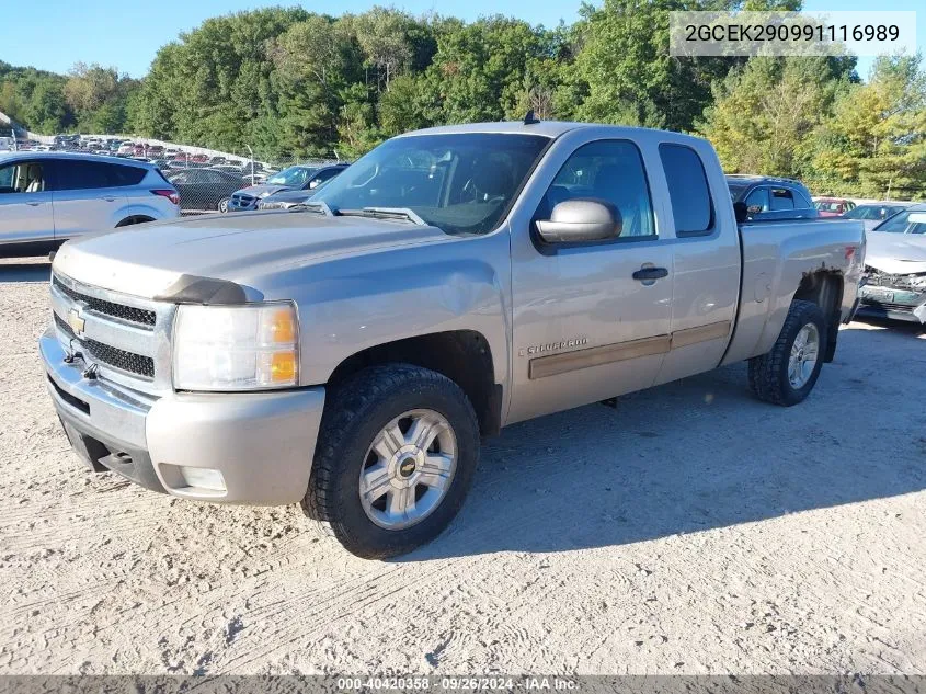 2GCEK290991116989 2009 Chevrolet Silverado 1500 Lt