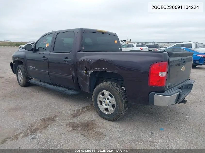 2GCEC230691104224 2009 Chevrolet Silverado 1500 Lt