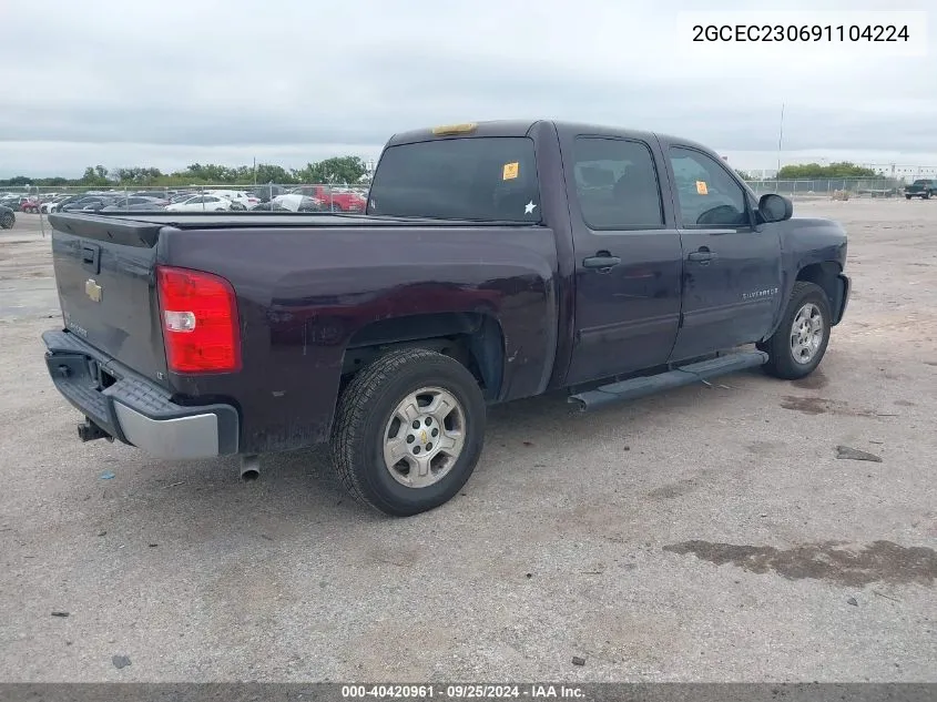 2GCEC230691104224 2009 Chevrolet Silverado 1500 Lt