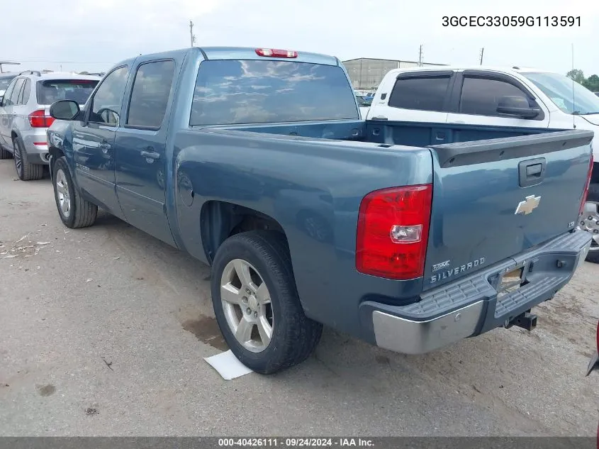 3GCEC33059G113591 2009 Chevrolet Silverado 1500 Ltz