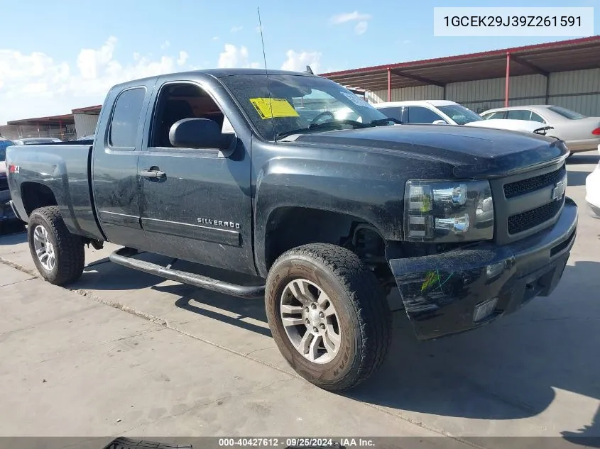 2009 Chevrolet Silverado 1500 Lt VIN: 1GCEK29J39Z261591 Lot: 40427612