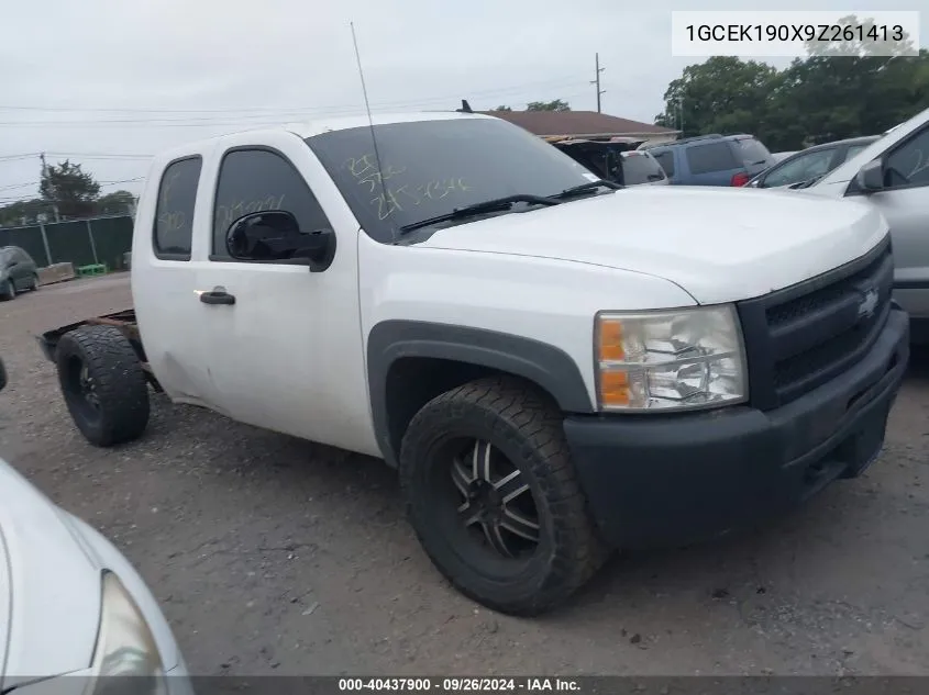 1GCEK190X9Z261413 2009 Chevrolet Silverado 1500 Work Truck