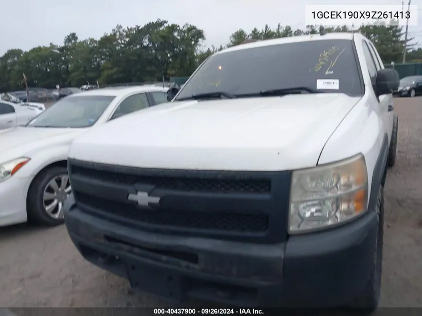 2009 Chevrolet Silverado 1500 Work Truck VIN: 1GCEK190X9Z261413 Lot: 40437900