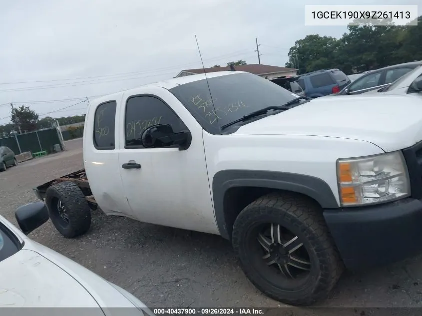 2009 Chevrolet Silverado 1500 Work Truck VIN: 1GCEK190X9Z261413 Lot: 40437900