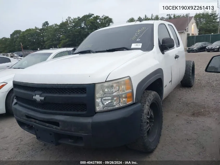 2009 Chevrolet Silverado 1500 Work Truck VIN: 1GCEK190X9Z261413 Lot: 40437900