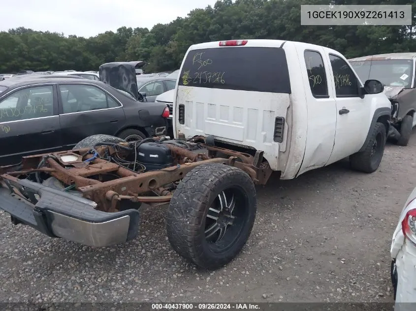 2009 Chevrolet Silverado 1500 Work Truck VIN: 1GCEK190X9Z261413 Lot: 40437900