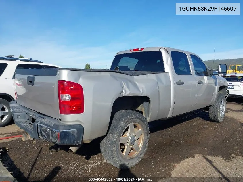 2009 Chevrolet Silverado 2500Hd Lt VIN: 1GCHK53K29F145607 Lot: 40442832