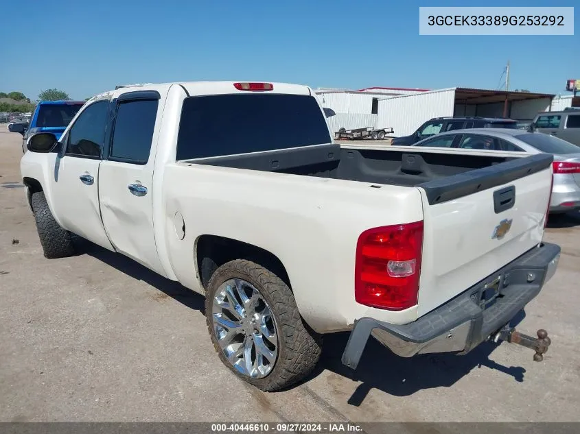 2009 Chevrolet Silverado 1500 Ltz VIN: 3GCEK33389G253292 Lot: 40446610