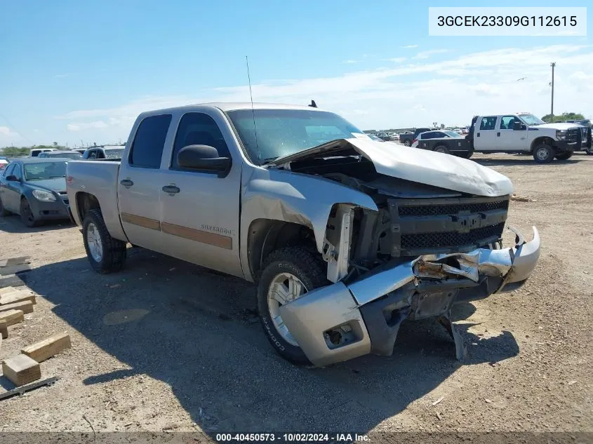 3GCEK23309G112615 2009 Chevrolet Silverado 1500 Lt