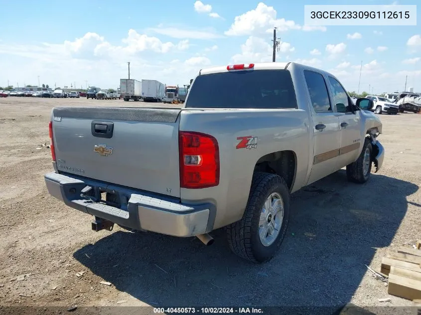 3GCEK23309G112615 2009 Chevrolet Silverado 1500 Lt