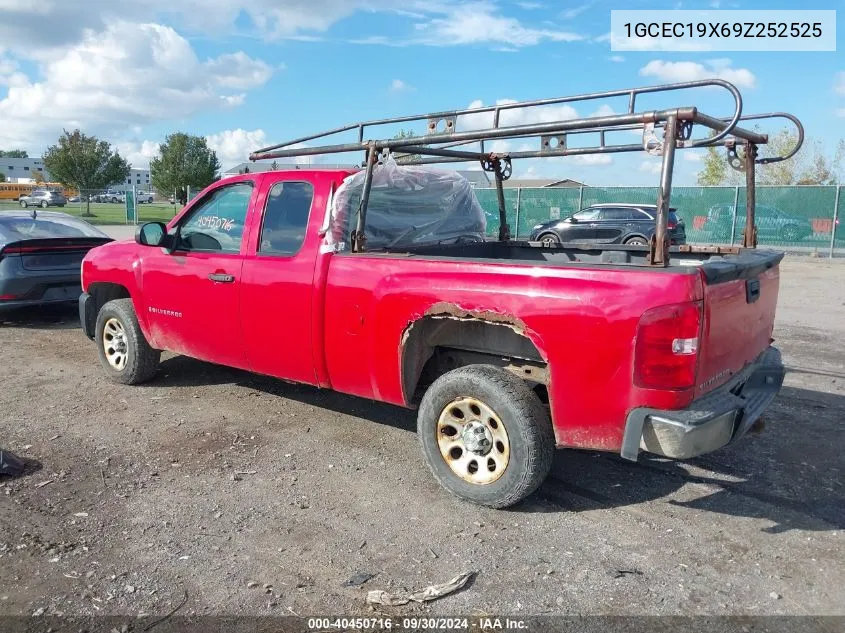 2009 Chevrolet Silverado 1500 Work Truck VIN: 1GCEC19X69Z252525 Lot: 40450716