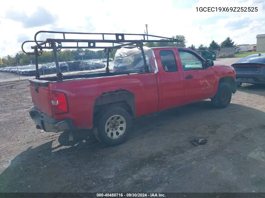 2009 Chevrolet Silverado 1500 Work Truck VIN: 1GCEC19X69Z252525 Lot: 40450716