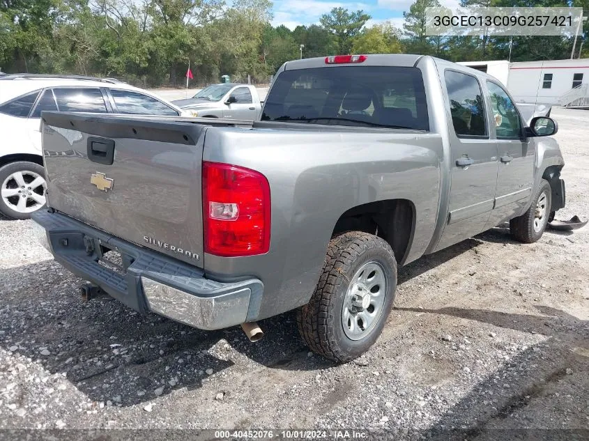 2009 Chevrolet Silverado 1500 Ls VIN: 3GCEC13C09G257421 Lot: 40452076