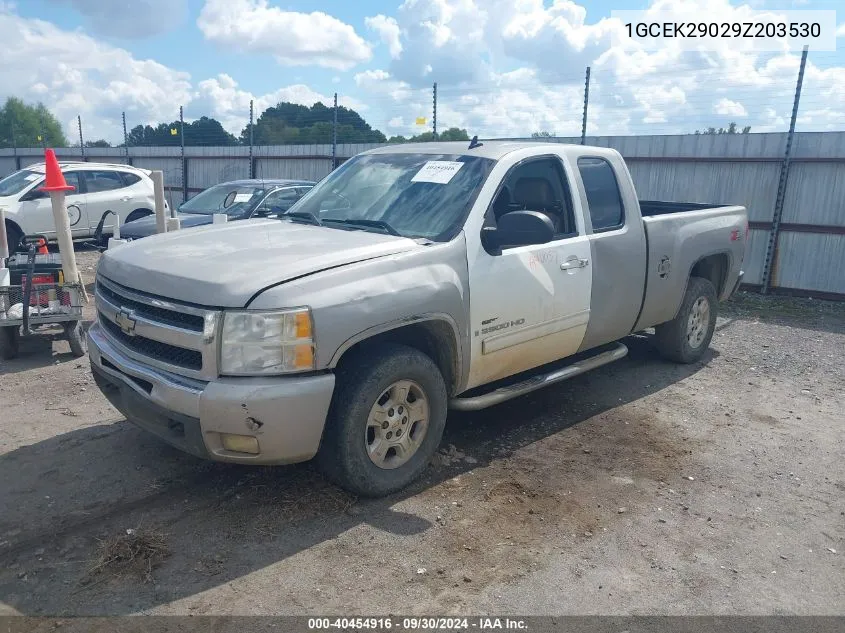 1GCEK29029Z203530 2009 Chevrolet Silverado 1500 Lt