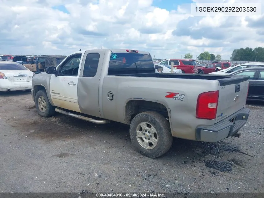 2009 Chevrolet Silverado 1500 Lt VIN: 1GCEK29029Z203530 Lot: 40454916