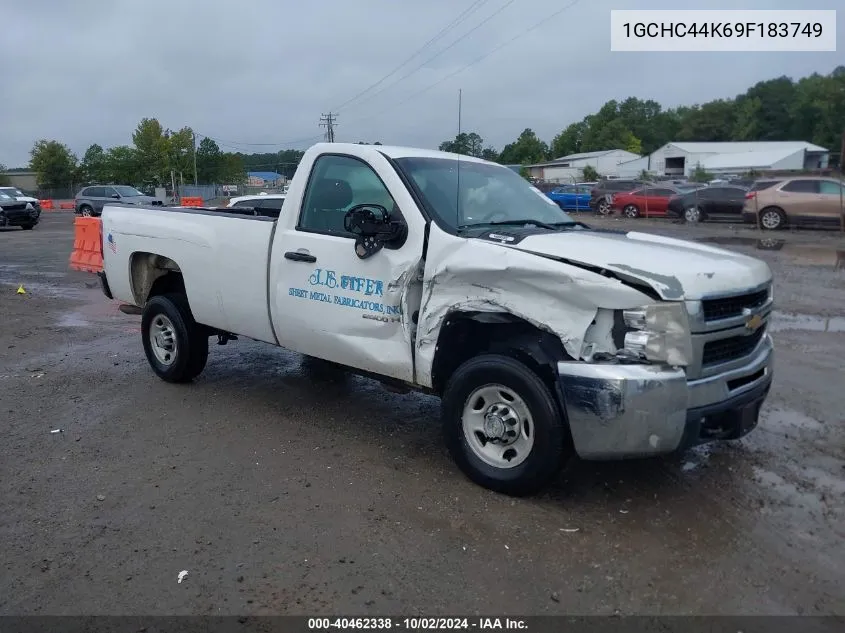 2009 Chevrolet Silverado 2500Hd Work Truck VIN: 1GCHC44K69F183749 Lot: 40462338