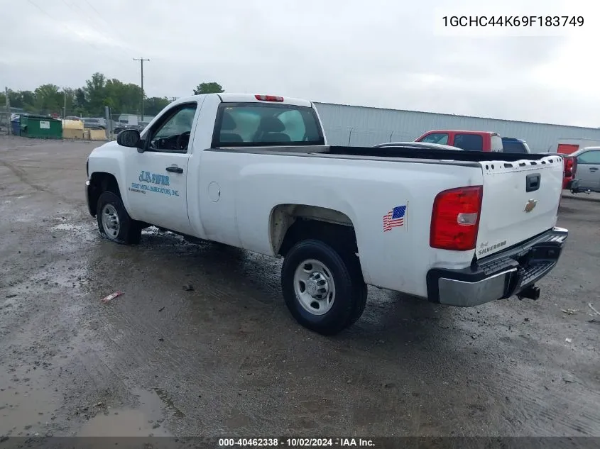 2009 Chevrolet Silverado 2500Hd Work Truck VIN: 1GCHC44K69F183749 Lot: 40462338