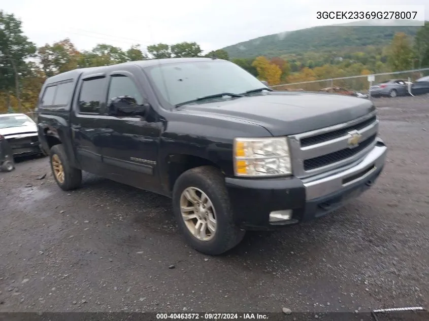 3GCEK23369G278007 2009 Chevrolet Silverado K1500 Lt