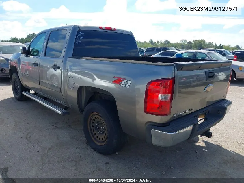 2009 Chevrolet Silverado 1500 Lt VIN: 3GCEK23M29G129571 Lot: 40464296