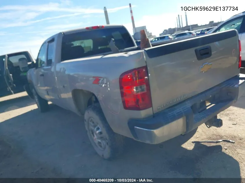 1GCHK59629E137734 2009 Chevrolet Silverado 2500Hd Lt