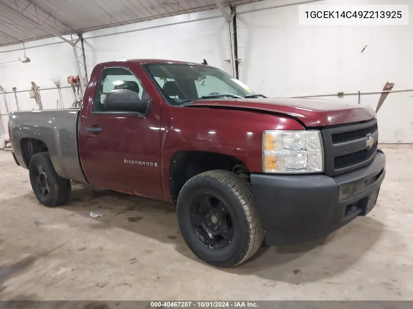 2009 Chevrolet Silverado K1500 VIN: 1GCEK14C49Z213925 Lot: 40467287