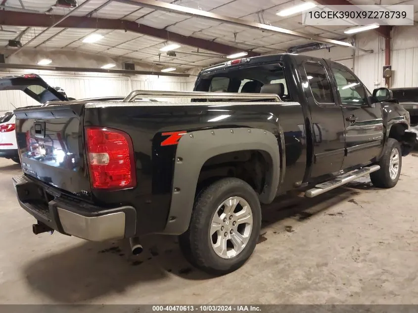 2009 Chevrolet Silverado 1500 Ltz VIN: 1GCEK390X9Z278739 Lot: 40470613