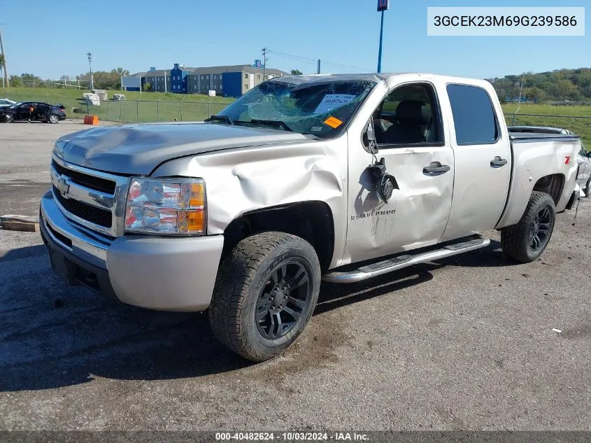 2009 Chevrolet Silverado 1500 Lt VIN: 3GCEK23M69G239586 Lot: 40482624