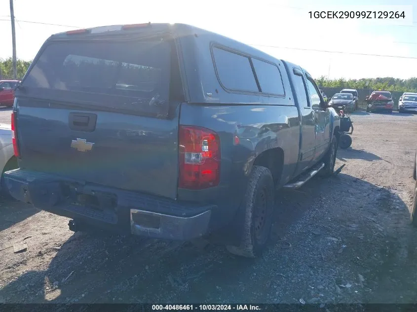 1GCEK29099Z129264 2009 Chevrolet Silverado 1500 Lt