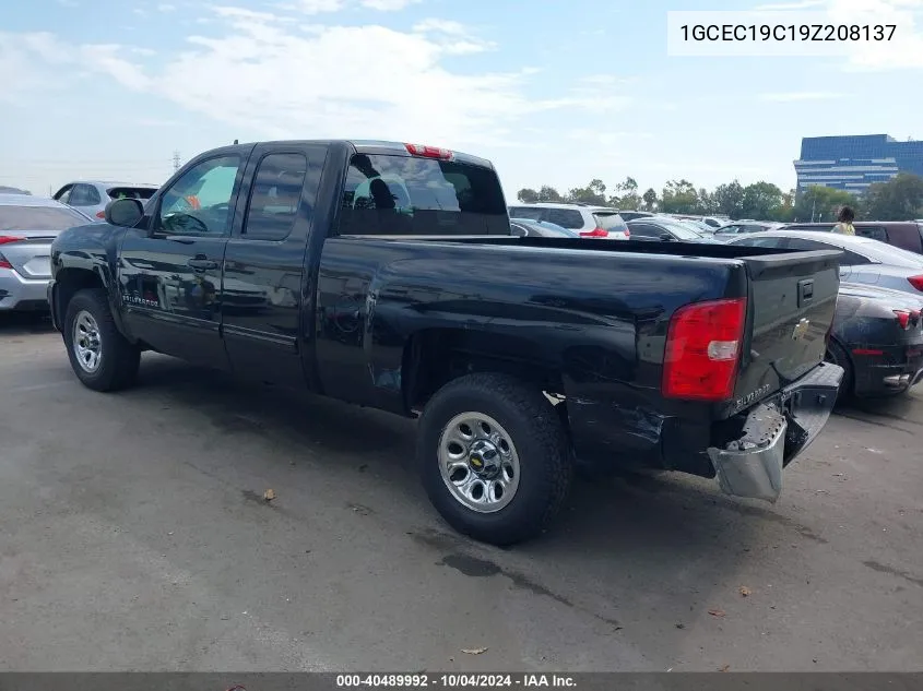 2009 Chevrolet Silverado 1500 Ls VIN: 1GCEC19C19Z208137 Lot: 40489992