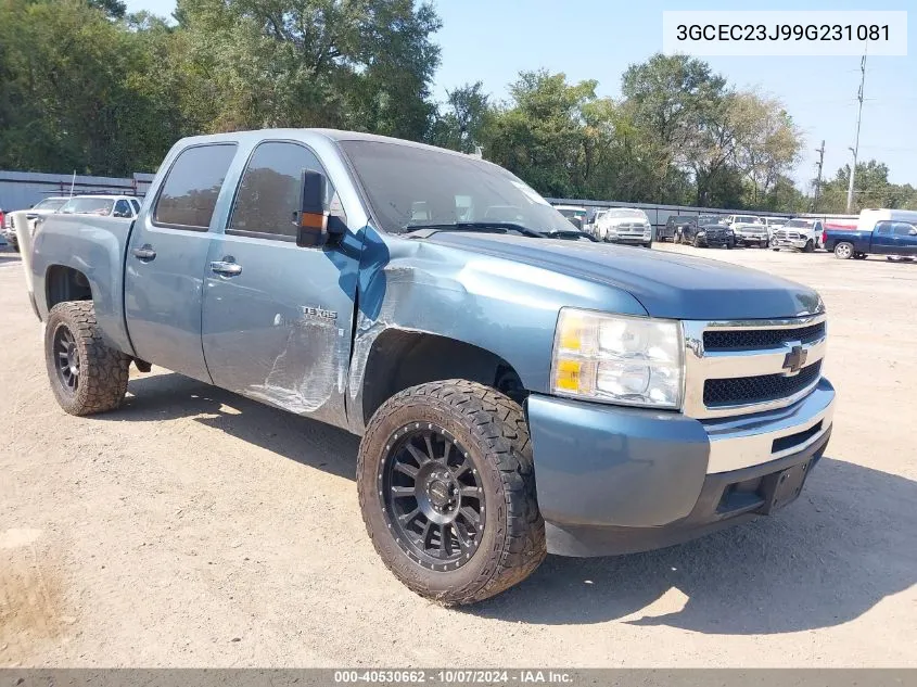 2009 Chevrolet Silverado 1500 Lt VIN: 3GCEC23J99G231081 Lot: 40530662