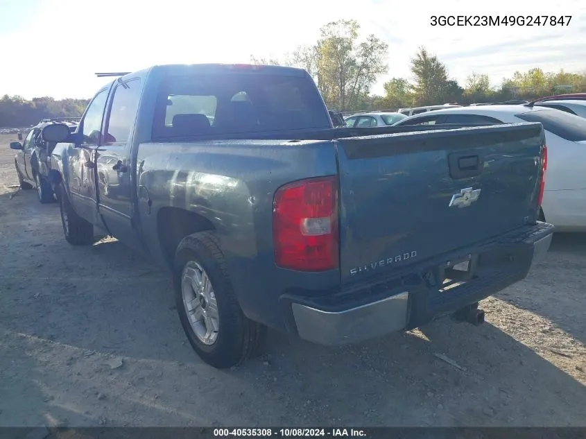 3GCEK23M49G247847 2009 Chevrolet Silverado K1500 Lt