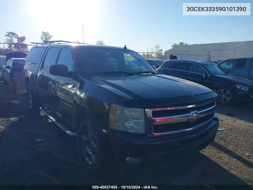 2009 Chevrolet Silverado 1500 Ltz VIN: 3GCEK33359G101390 Lot: 40537405