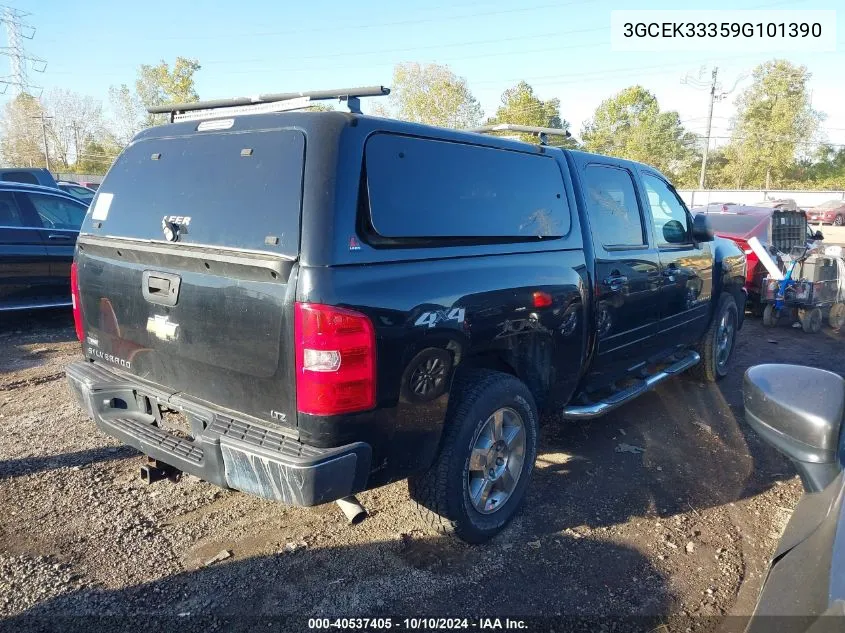 2009 Chevrolet Silverado 1500 Ltz VIN: 3GCEK33359G101390 Lot: 40537405