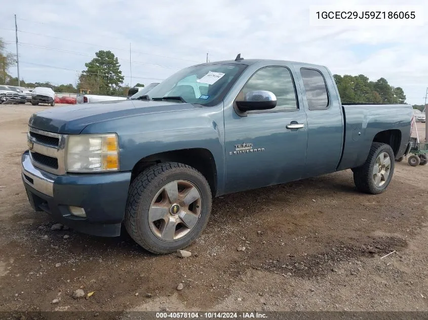 2009 Chevrolet Silverado 1500 Lt VIN: 1GCEC29J59Z186065 Lot: 40578104