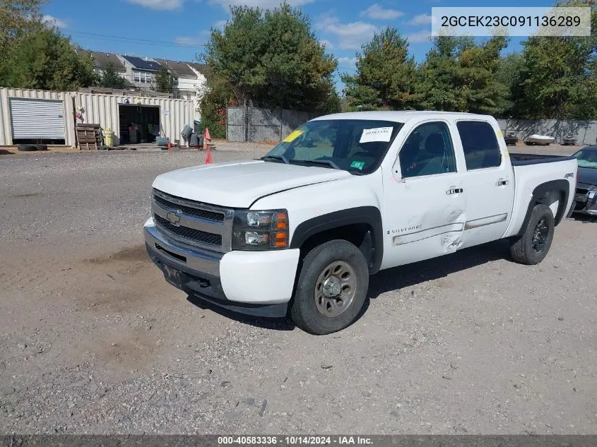 2009 Chevrolet Silverado 1500 Lt VIN: 2GCEK23C091136289 Lot: 40583336