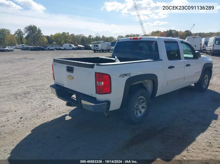 2009 Chevrolet Silverado 1500 Lt VIN: 2GCEK23C091136289 Lot: 40583336