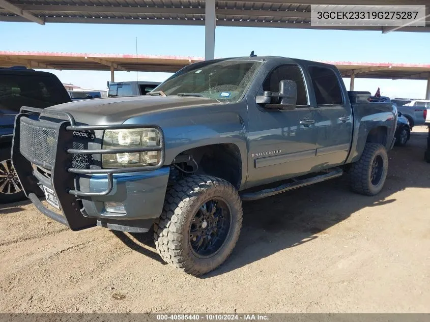 2009 Chevrolet Silverado 1500 Lt VIN: 3GCEK23319G275287 Lot: 40585440