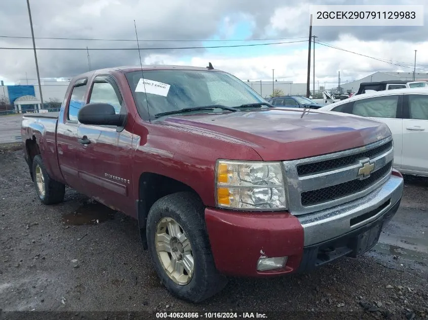 2009 Chevrolet Silverado 1500 Lt VIN: 2GCEK290791129983 Lot: 40624866