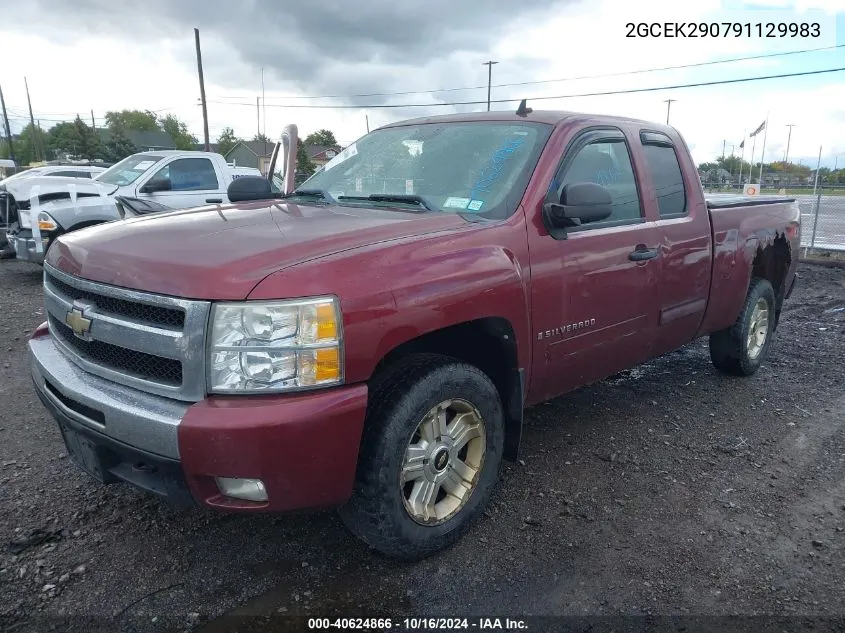 2009 Chevrolet Silverado 1500 Lt VIN: 2GCEK290791129983 Lot: 40624866