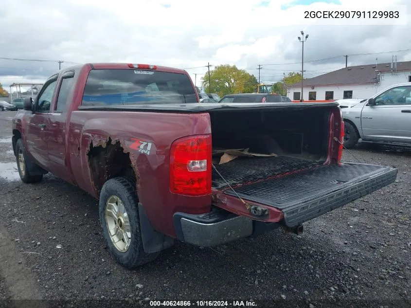 2009 Chevrolet Silverado 1500 Lt VIN: 2GCEK290791129983 Lot: 40624866