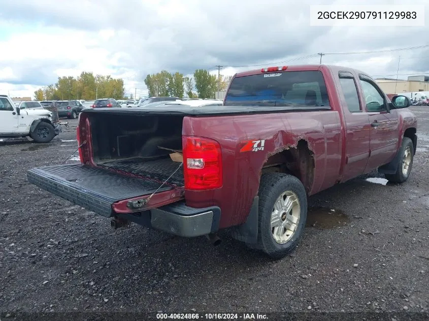 2009 Chevrolet Silverado 1500 Lt VIN: 2GCEK290791129983 Lot: 40624866