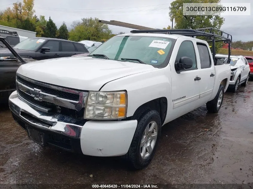 2009 Chevrolet Silverado 1500 Ls VIN: 3GCEC13C89G116709 Lot: 40645420