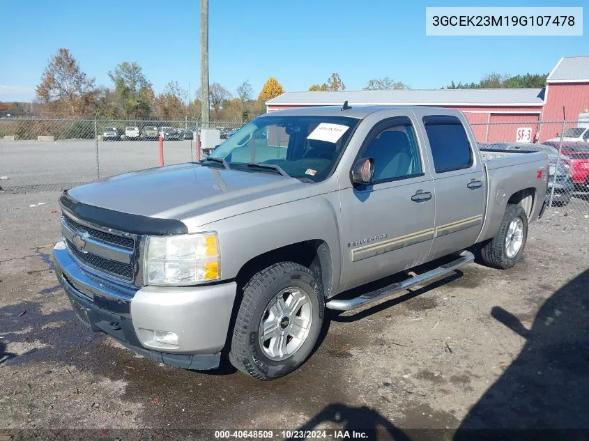 3GCEK23M19G107478 2009 Chevrolet Silverado 1500 Lt