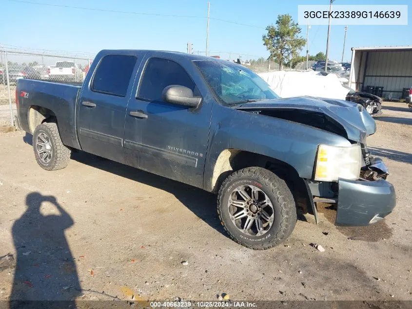 2009 Chevrolet Silverado 1500 Lt VIN: 3GCEK23389G146639 Lot: 40663239