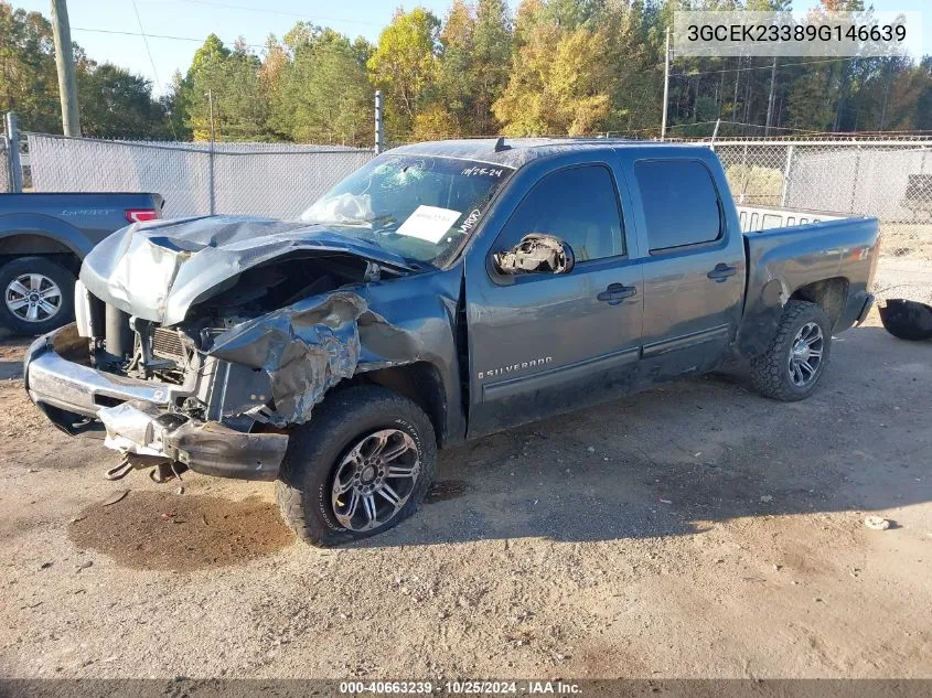 2009 Chevrolet Silverado 1500 Lt VIN: 3GCEK23389G146639 Lot: 40663239