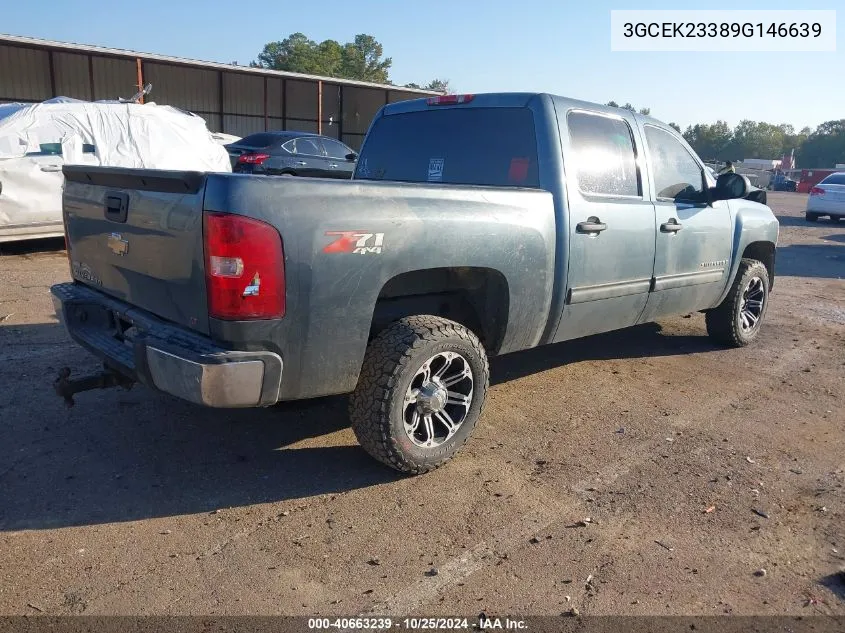 2009 Chevrolet Silverado 1500 Lt VIN: 3GCEK23389G146639 Lot: 40663239