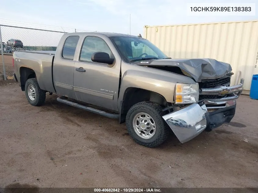 2009 Chevrolet Silverado 2500Hd Lt VIN: 1GCHK59K89E138383 Lot: 40682842