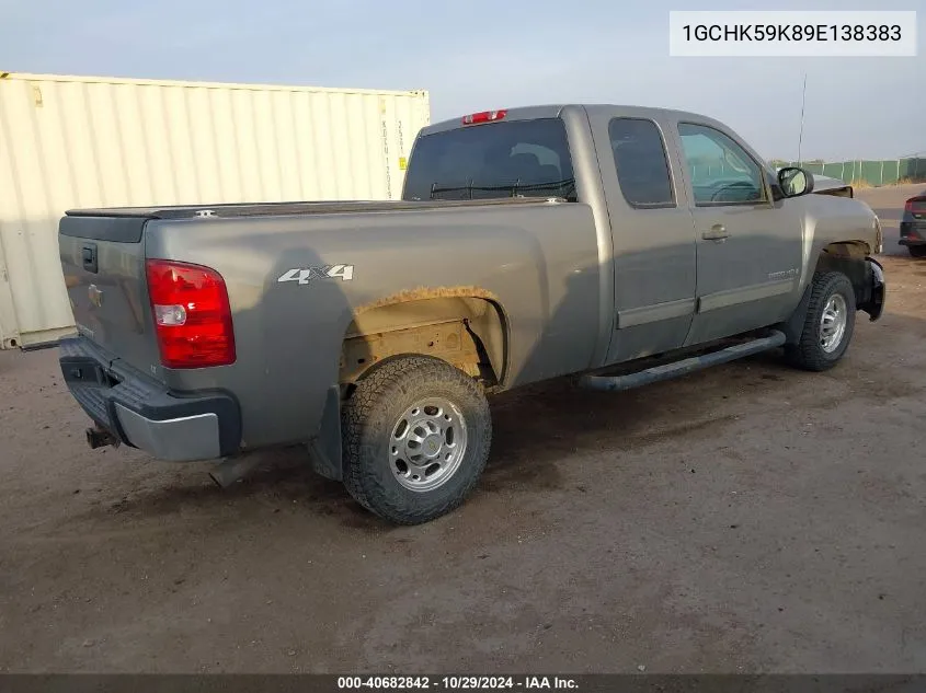 2009 Chevrolet Silverado 2500Hd Lt VIN: 1GCHK59K89E138383 Lot: 40682842