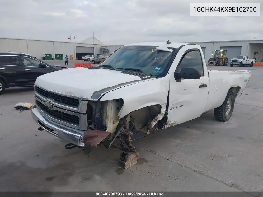 2009 Chevrolet Silverado 2500Hd Work Truck VIN: 1GCHK44KX9E102700 Lot: 40700793