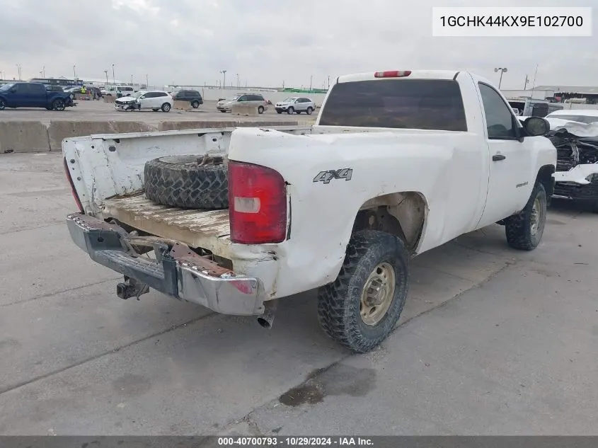 2009 Chevrolet Silverado 2500Hd Work Truck VIN: 1GCHK44KX9E102700 Lot: 40700793